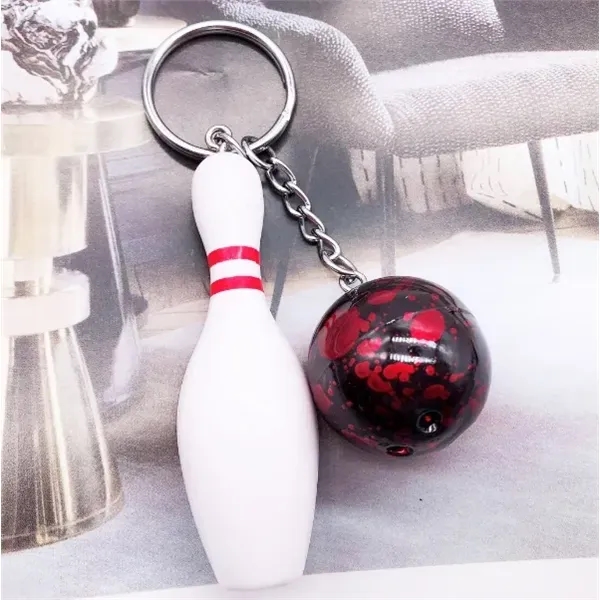 Bowling Pin Keychain - Bowling Pin Keychain - Image 1 of 3