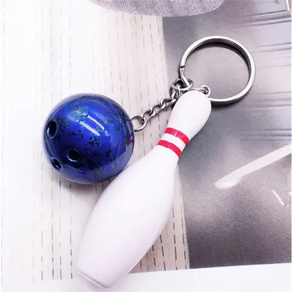 Bowling Pin Keychain - Bowling Pin Keychain - Image 3 of 3