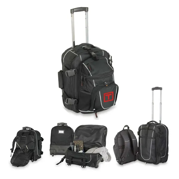 Deluxe Rolling Twin-Backpack - Deluxe Rolling Twin-Backpack - Image 0 of 1