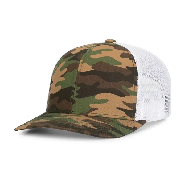 Camo Snapback Trucker Cap - Camo Snapback Trucker Cap - Image 17 of 18