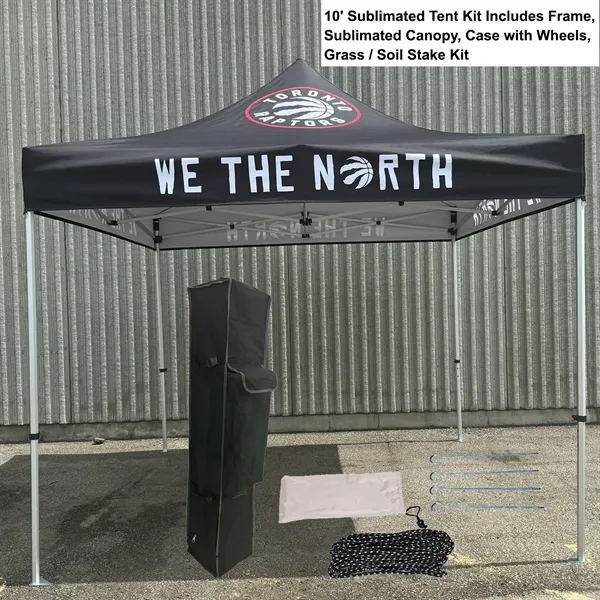 10' Premium Sublimated Tent Kit - 10' Premium Sublimated Tent Kit - Image 23 of 29