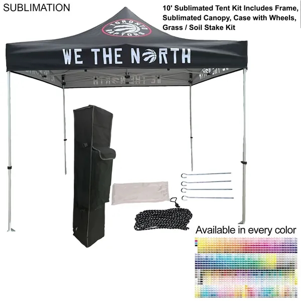 10' Premium Sublimated Tent Kit - 10' Premium Sublimated Tent Kit - Image 27 of 29
