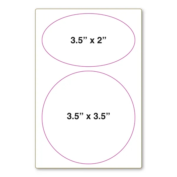 Adhesive Decal Sticker Sheet 4" x 6" - 3.4 Mil - Adhesive Decal Sticker Sheet 4" x 6" - 3.4 Mil - Image 1 of 3