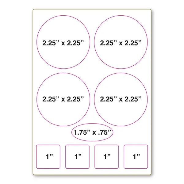 Adhesive Decal Sticker Sheet 5" x 7" - 3.4 Mil - Adhesive Decal Sticker Sheet 5" x 7" - 3.4 Mil - Image 3 of 3