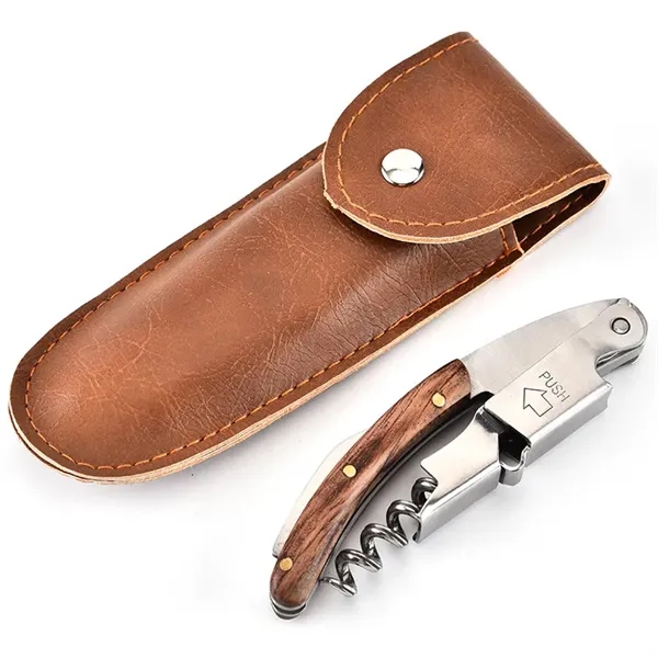 Wine Bottle Opener with Rosewood - Wine Bottle Opener with Rosewood - Image 0 of 3
