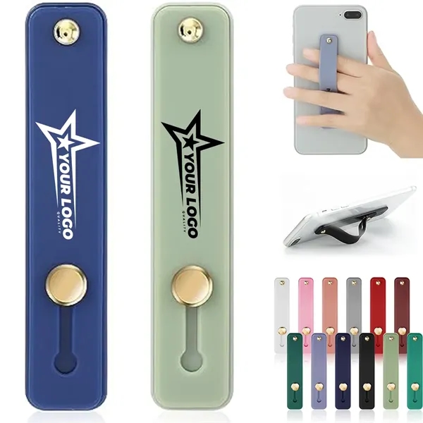 Telescopic Phones Grip Holder Stand W/ Finger Strap - Telescopic Phones Grip Holder Stand W/ Finger Strap - Image 0 of 5