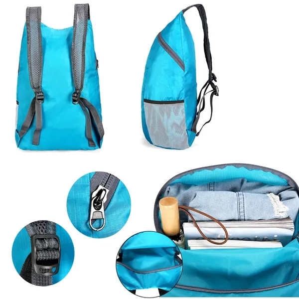 50 MOQ Light Weight Hiking Foldable Sports Backpack - 50 MOQ Light Weight Hiking Foldable Sports Backpack - Image 1 of 2