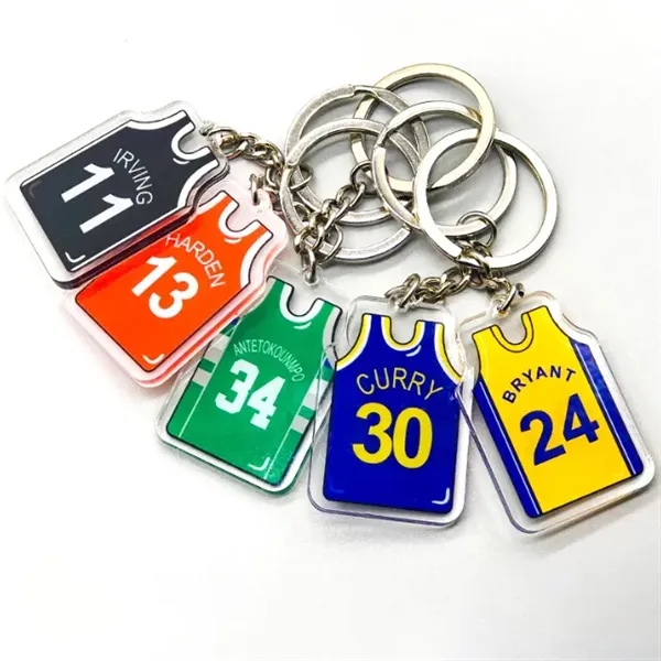 Fully Custom Sports Memorial Jersey Keychain - Fully Custom Sports Memorial Jersey Keychain - Image 1 of 2