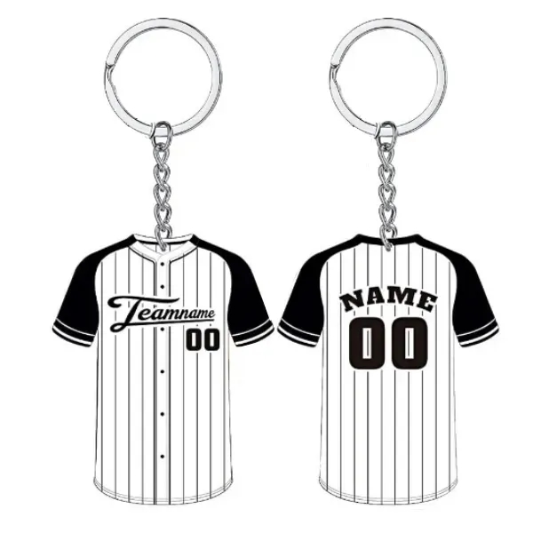 Fully Custom Sports Memorial Jersey Keychain - Fully Custom Sports Memorial Jersey Keychain - Image 0 of 2