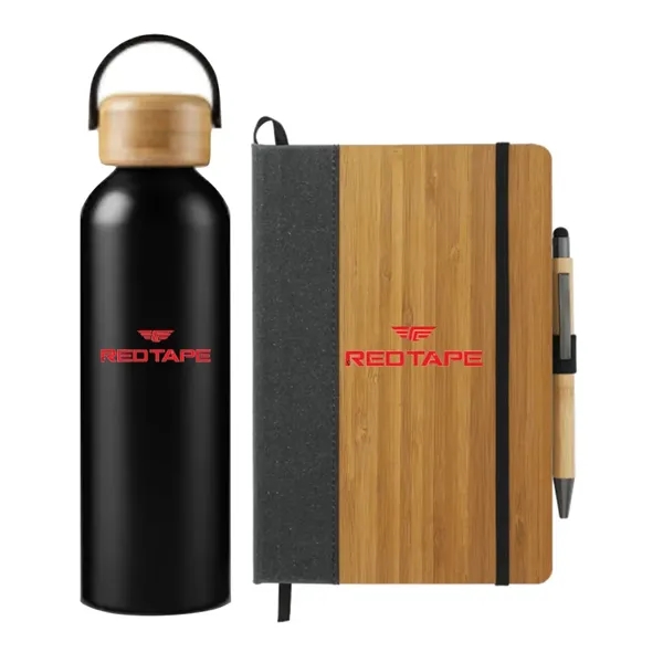 Eco Friendly Journal & Bottle Gift Set - Eco Friendly Journal & Bottle Gift Set - Image 0 of 2