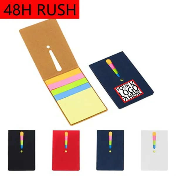 Colorful Padnots w/ Sticky Notes & Flags Sets - Colorful Padnots w/ Sticky Notes & Flags Sets - Image 0 of 5