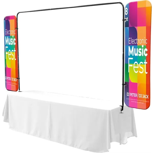 16"w x 57"h Table Top Side Panel Display- 2 Side Imprint - 16"w x 57"h Table Top Side Panel Display- 2 Side Imprint - Image 0 of 0