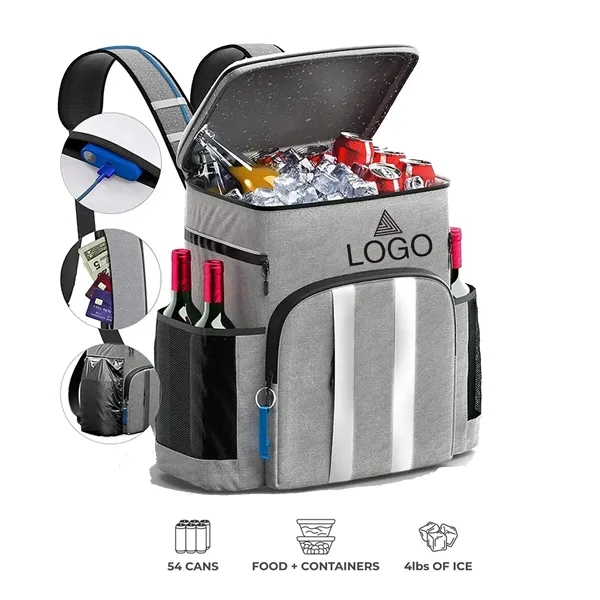 40L Insulated Cooler Lunch Bag Backpack - 40L Insulated Cooler Lunch Bag Backpack - Image 0 of 2