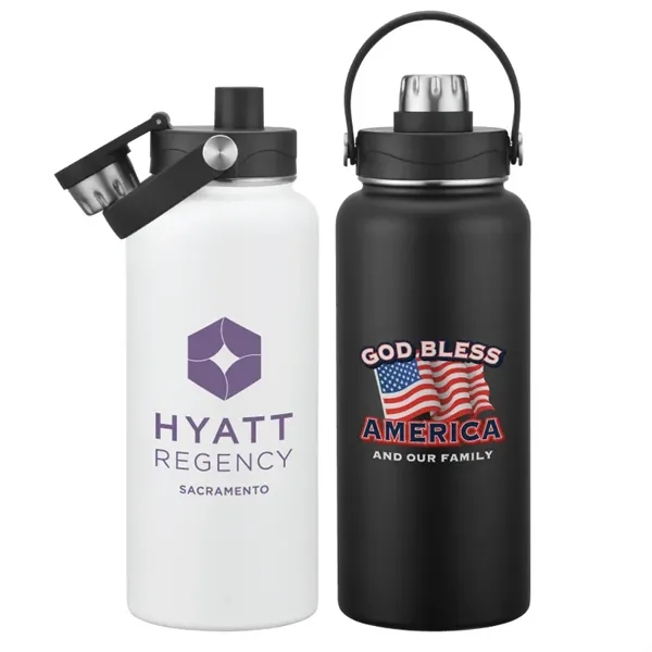 Journey 34 oz. Vacuum Insulated Growler Water Bottle - Journey 34 oz. Vacuum Insulated Growler Water Bottle - Image 0 of 2