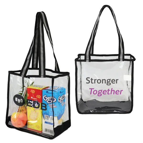 Soft TPU Clear Stadium Tote Bag - Soft TPU Clear Stadium Tote Bag - Image 0 of 1