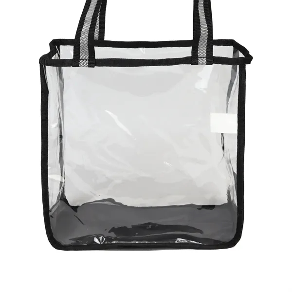 Custom Soft TPU Clear Stadium Tote Bag