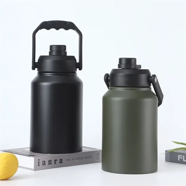 2L Double Wall Vacuum Insulated Bottles with Carry Handle - 2L Double Wall Vacuum Insulated Bottles with Carry Handle - Image 7 of 18