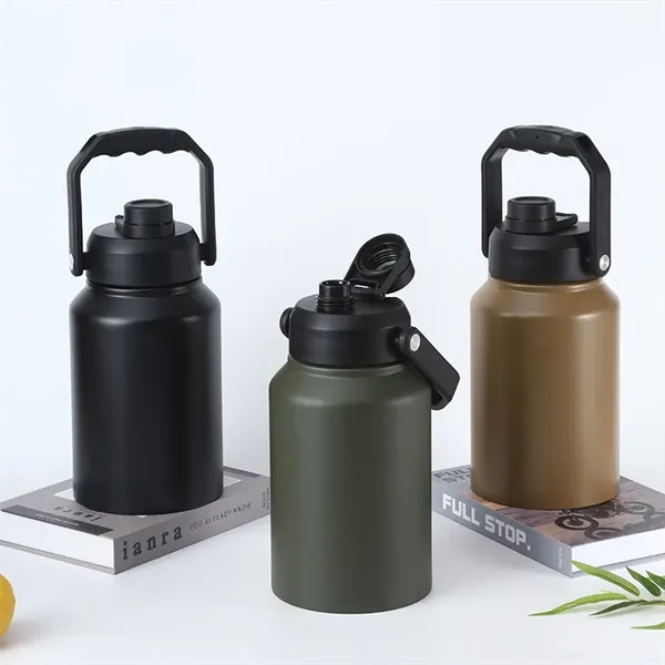 2L Double Wall Vacuum Insulated Bottles with Carry Handle - 2L Double Wall Vacuum Insulated Bottles with Carry Handle - Image 9 of 18