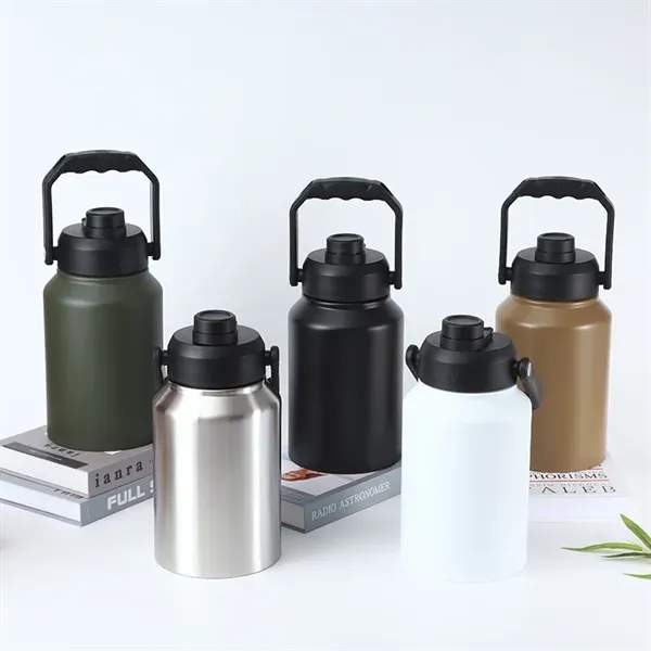 2L Double Wall Vacuum Insulated Bottles with Carry Handle - 2L Double Wall Vacuum Insulated Bottles with Carry Handle - Image 12 of 18