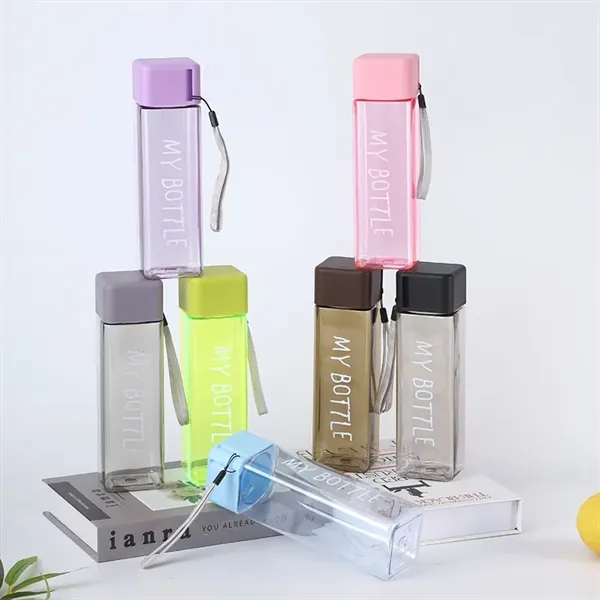 17 oz Portable Square BPA-Free Reusable Water Bottle - 17 oz Portable Square BPA-Free Reusable Water Bottle - Image 14 of 17