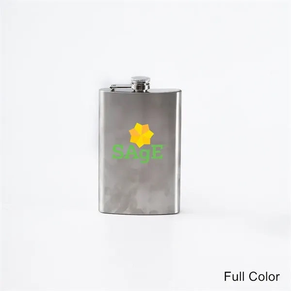 8 and 12 oz Stainless Steel Hip Flask Alcohol Bottle - 8 and 12 oz Stainless Steel Hip Flask Alcohol Bottle - Image 3 of 22