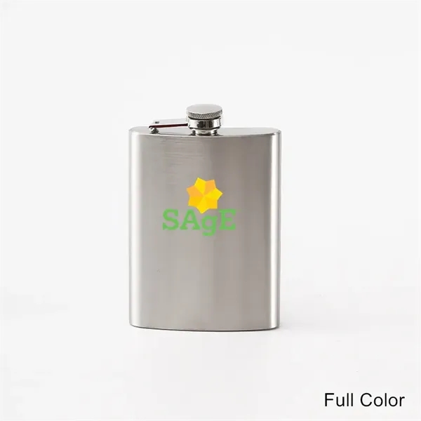 8 and 12 oz Stainless Steel Hip Flask Alcohol Bottle - 8 and 12 oz Stainless Steel Hip Flask Alcohol Bottle - Image 5 of 22