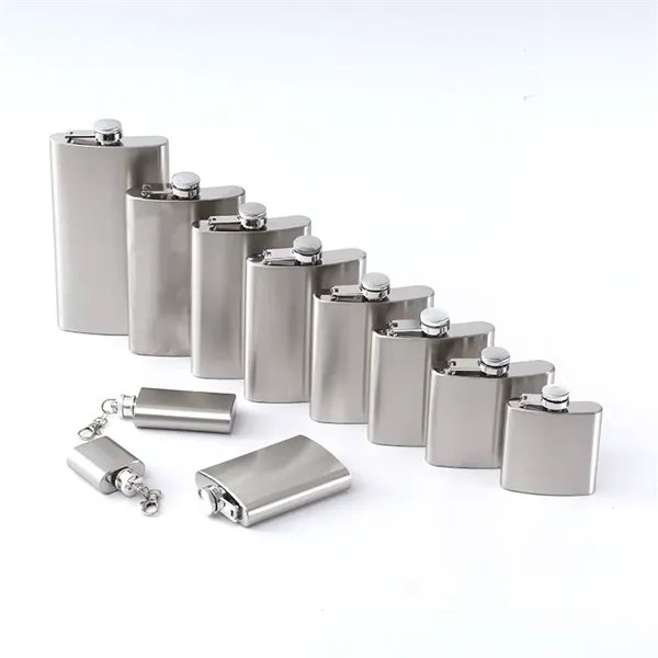 8 and 12 oz Stainless Steel Hip Flask Alcohol Bottle - 8 and 12 oz Stainless Steel Hip Flask Alcohol Bottle - Image 12 of 22