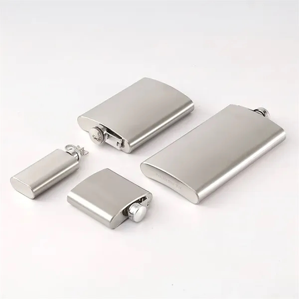 8 and 12 oz Stainless Steel Hip Flask Alcohol Bottle - 8 and 12 oz Stainless Steel Hip Flask Alcohol Bottle - Image 16 of 22