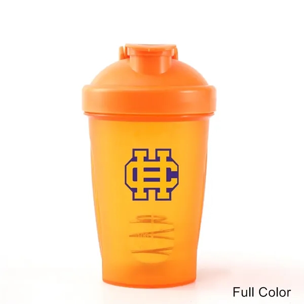 13.5 oz Shaker Bottle with Stainless Steel Whisk Ball - 13.5 oz Shaker Bottle with Stainless Steel Whisk Ball - Image 4 of 21