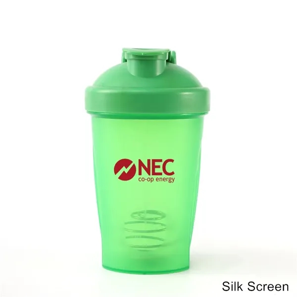 13.5 oz Shaker Bottle with Stainless Steel Whisk Ball - 13.5 oz Shaker Bottle with Stainless Steel Whisk Ball - Image 7 of 21