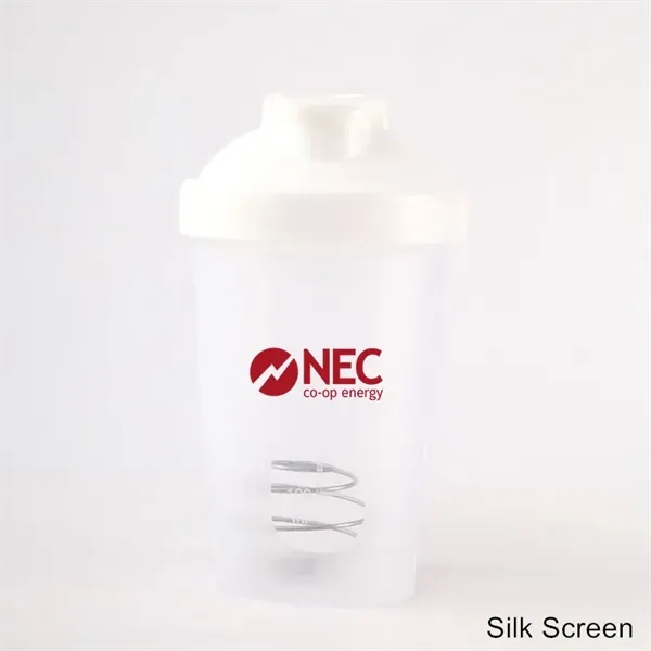 13.5 oz Shaker Bottle with Stainless Steel Whisk Ball - 13.5 oz Shaker Bottle with Stainless Steel Whisk Ball - Image 9 of 21
