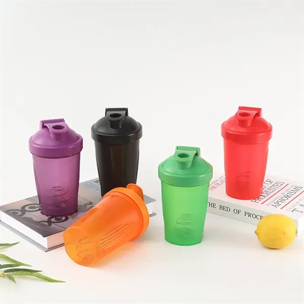 13.5 oz Shaker Bottle with Stainless Steel Whisk Ball - 13.5 oz Shaker Bottle with Stainless Steel Whisk Ball - Image 13 of 21