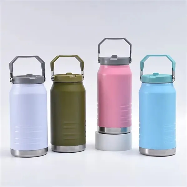 40oz Vacuum Insulated Water Bottle Cup with Lids Straw - 40oz Vacuum Insulated Water Bottle Cup with Lids Straw - Image 4 of 5