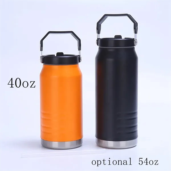 40oz Vacuum Insulated Water Bottle Cup with Lids Straw - 40oz Vacuum Insulated Water Bottle Cup with Lids Straw - Image 5 of 5