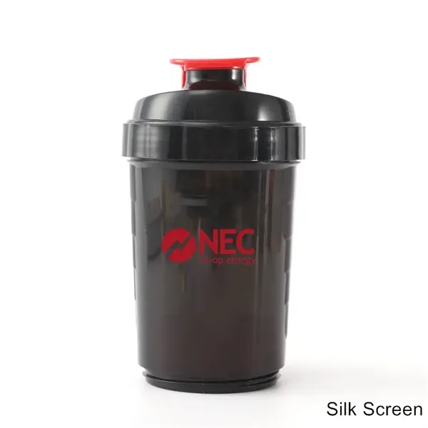 17 oz Pre-Workout Protein Shaker Built-in Powder Storage - 17 oz Pre-Workout Protein Shaker Built-in Powder Storage - Image 3 of 20