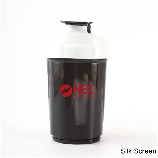 17 oz Pre-Workout Protein Shaker Built-in Powder Storage - 17 oz Pre-Workout Protein Shaker Built-in Powder Storage - Image 4 of 20