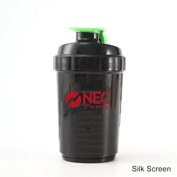 17 oz Pre-Workout Protein Shaker Built-in Powder Storage - 17 oz Pre-Workout Protein Shaker Built-in Powder Storage - Image 5 of 20