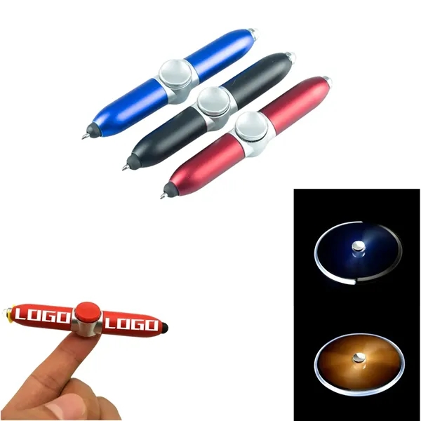 Fidget Spinner Pen With LED Light - Fidget Spinner Pen With LED Light - Image 0 of 3