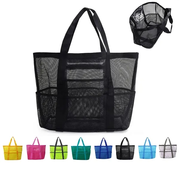 Mesh Beach Bag - Mesh Beach Bag - Image 0 of 11