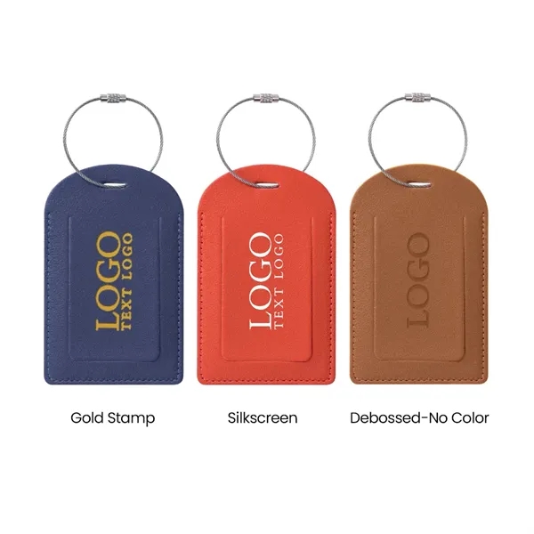 PU Leather Luggage Tag With Custom Logo - PU Leather Luggage Tag With Custom Logo - Image 1 of 37