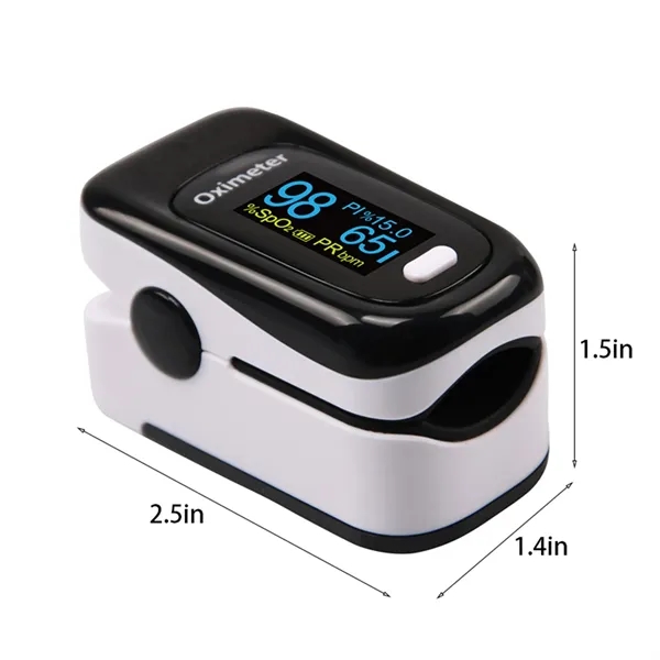 Fingertip Pulse Oximeter Blood Oxygen Monitor OLED Display - Fingertip Pulse Oximeter Blood Oxygen Monitor OLED Display - Image 1 of 4