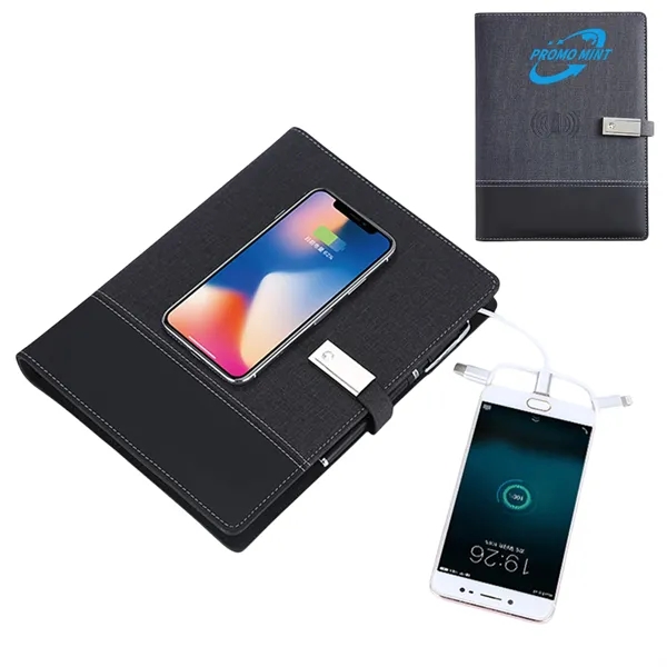 Rechargeable Notebook Power Bank Notepad Wireless Charging - Rechargeable Notebook Power Bank Notepad Wireless Charging - Image 0 of 4