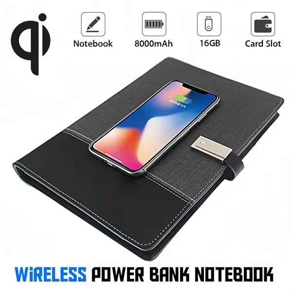 Rechargeable Notebook Power Bank Notepad Wireless Charging - Rechargeable Notebook Power Bank Notepad Wireless Charging - Image 2 of 4