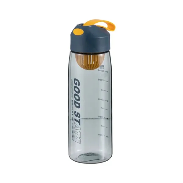 480mL Portable Clear Plastic Cool Design Bottle with Rubber - 480mL Portable Clear Plastic Cool Design Bottle with Rubber - Image 4 of 5