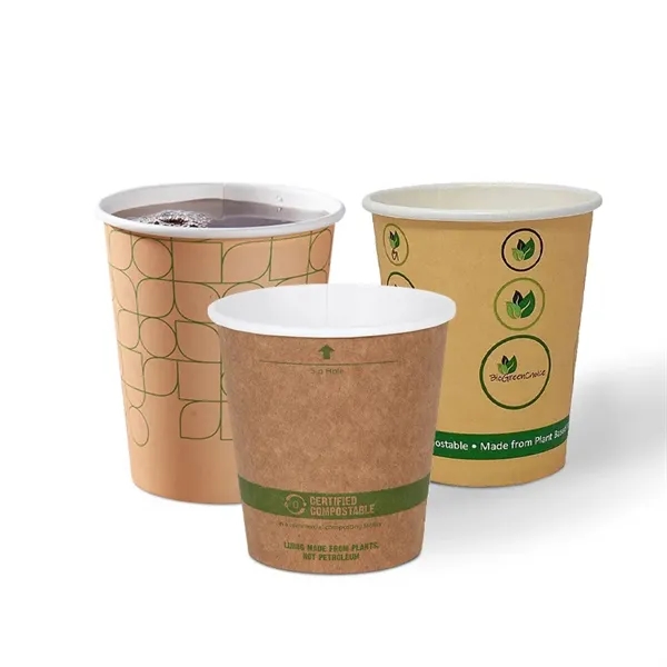 8oz Compostable Custom Paper Cup - 8oz Compostable Custom Paper Cup - Image 1 of 1
