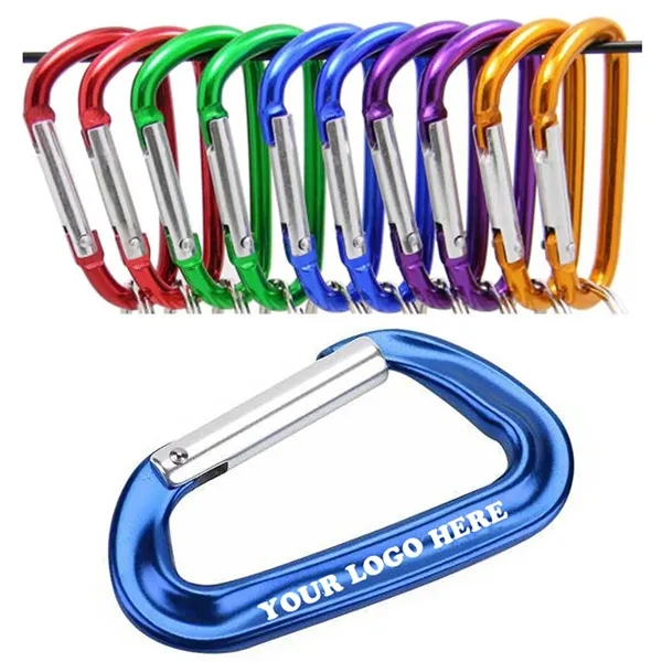 D Character Aluminum Alloy Mountaineering Buckle - D Character Aluminum Alloy Mountaineering Buckle - Image 0 of 1