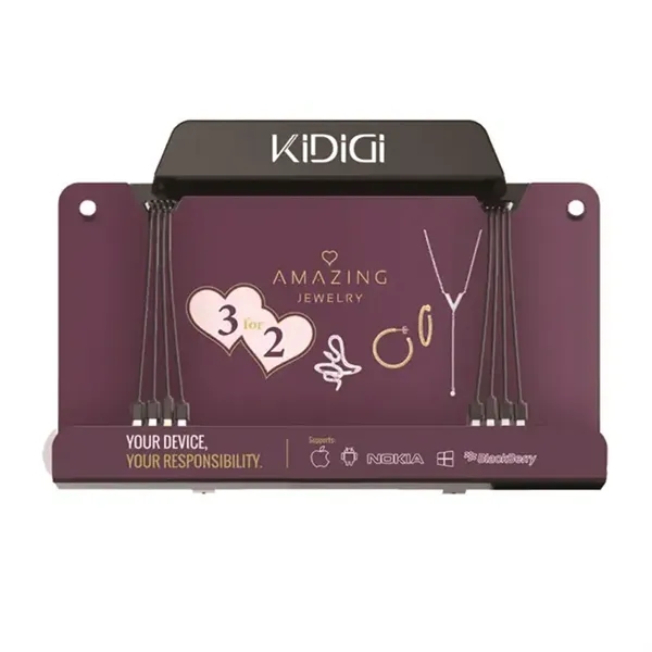 Public Cell Phone Charging Station Floor Stand - Public Cell Phone Charging Station Floor Stand - Image 7 of 8