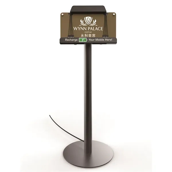 Public Cell Phone Charging Station Floor Stand - Public Cell Phone Charging Station Floor Stand - Image 8 of 8