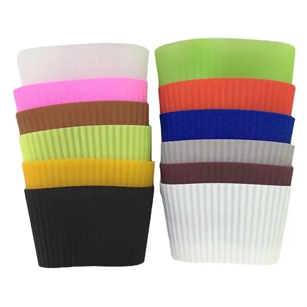 Comfortable Grip Silicone Cup Sleeve - Comfortable Grip Silicone Cup Sleeve - Image 1 of 3