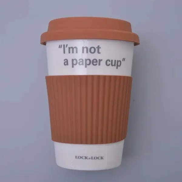 Comfortable Grip Silicone Cup Sleeve - Comfortable Grip Silicone Cup Sleeve - Image 3 of 3